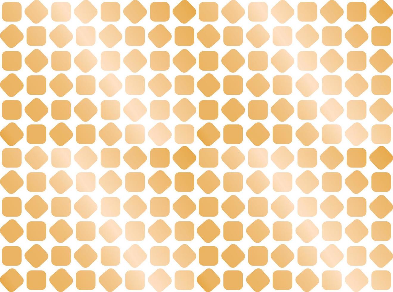 carré de carreaux dorés sans couture à motif géométrique, losanges orange avec des reflets. illustration vectorielle vecteur