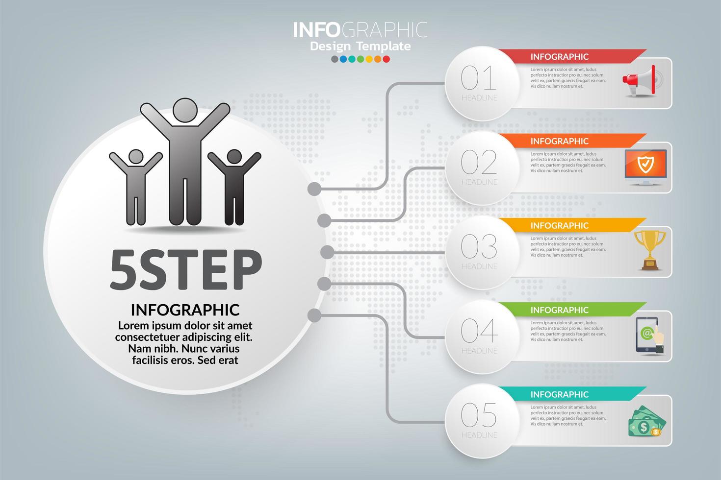 comment réussir infographie commerciale vecteur