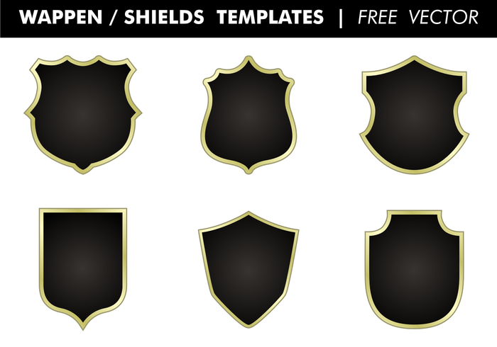 Wappen & Shields Modèles Vecteur libre