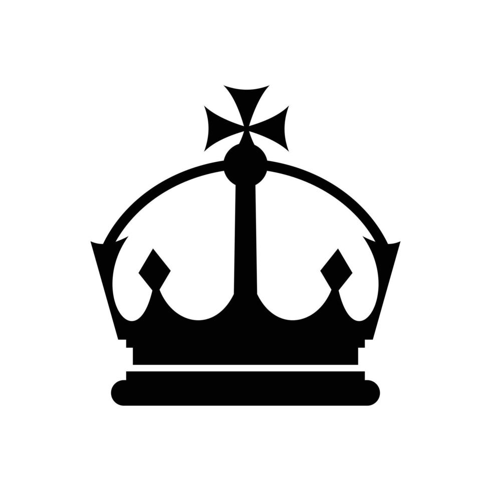 couronne icône simple vecteur