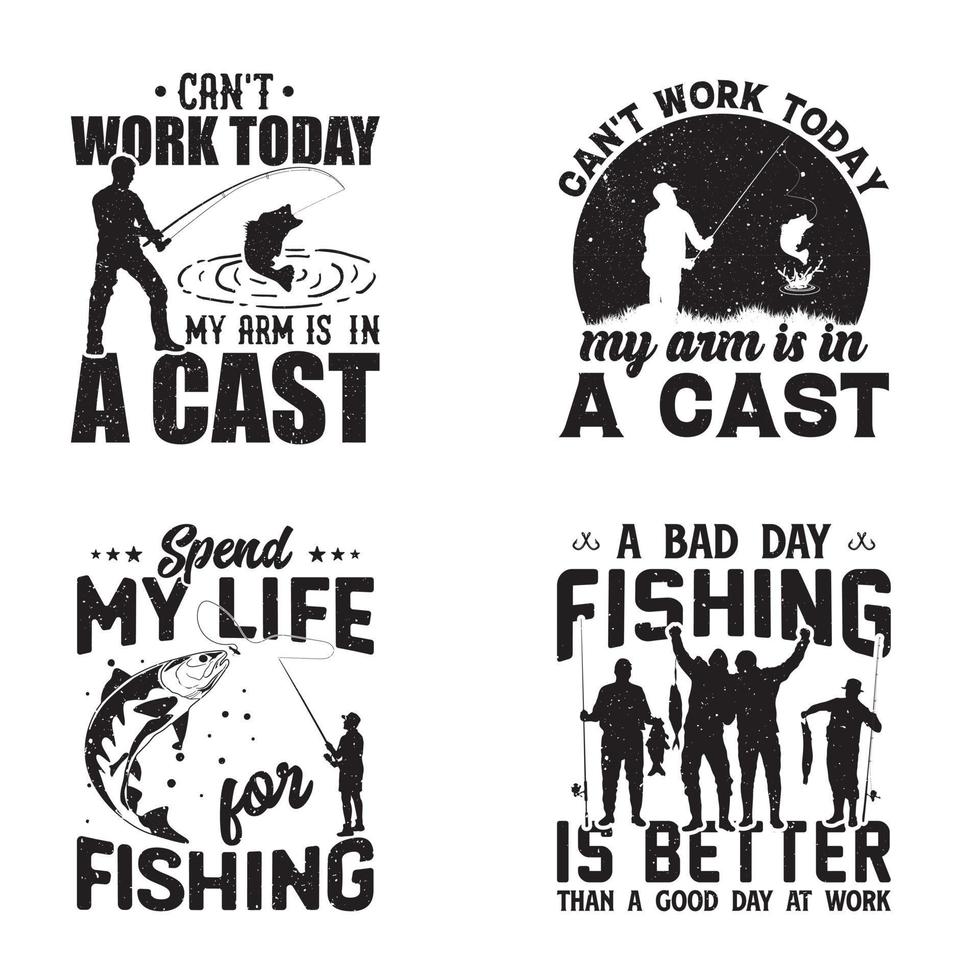 conception de t-shirt de pêche avec des graphiques vectoriels, conception de t-shirt de pêche. vecteur