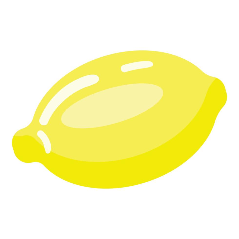 vecteur de dessin animé d'icône de fruit de citron. Vin chaud