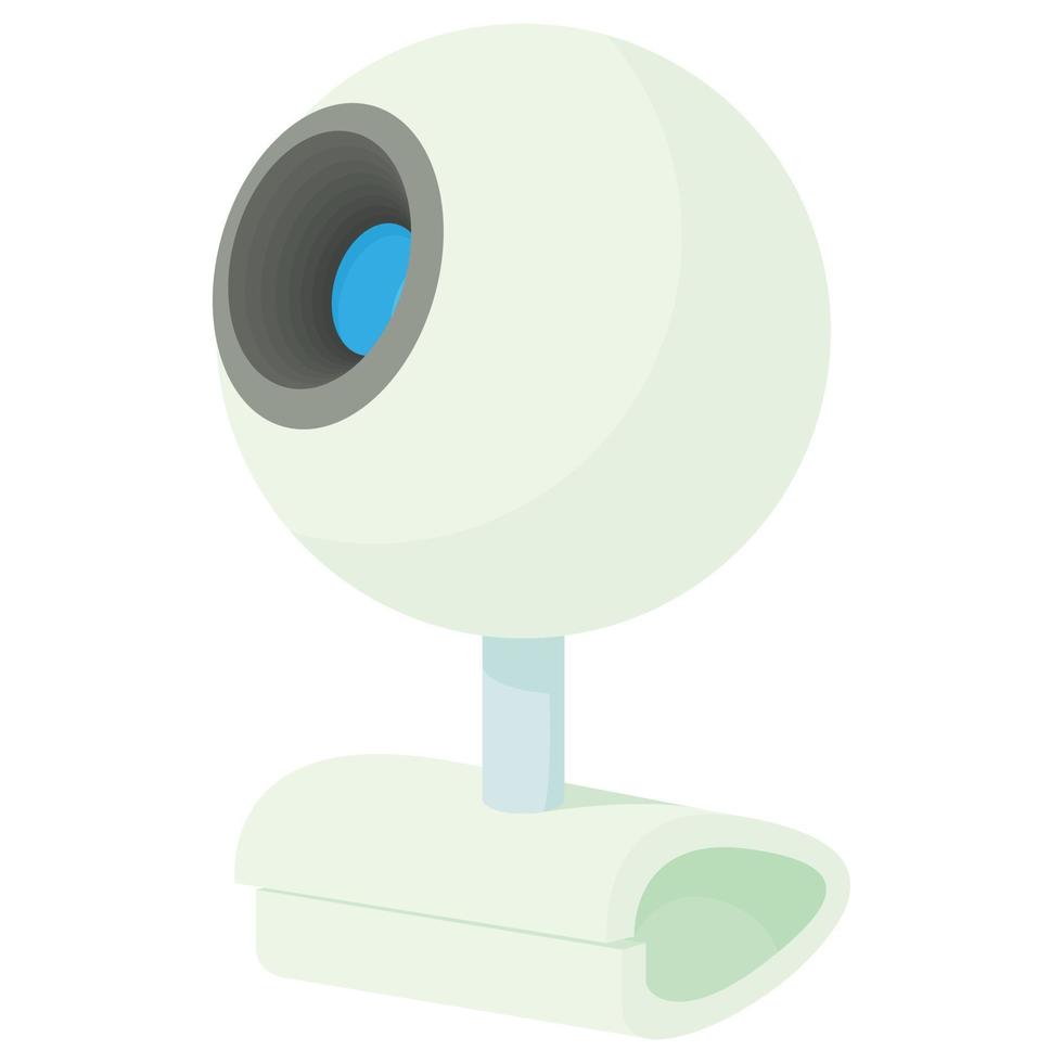 icône de webcam en style cartoon vecteur