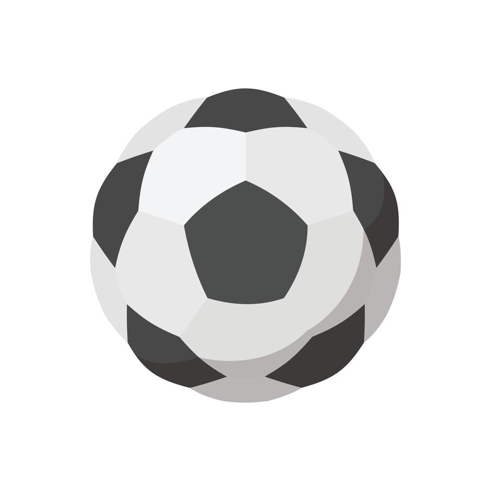 icône de dessin animé de ballon de football vecteur