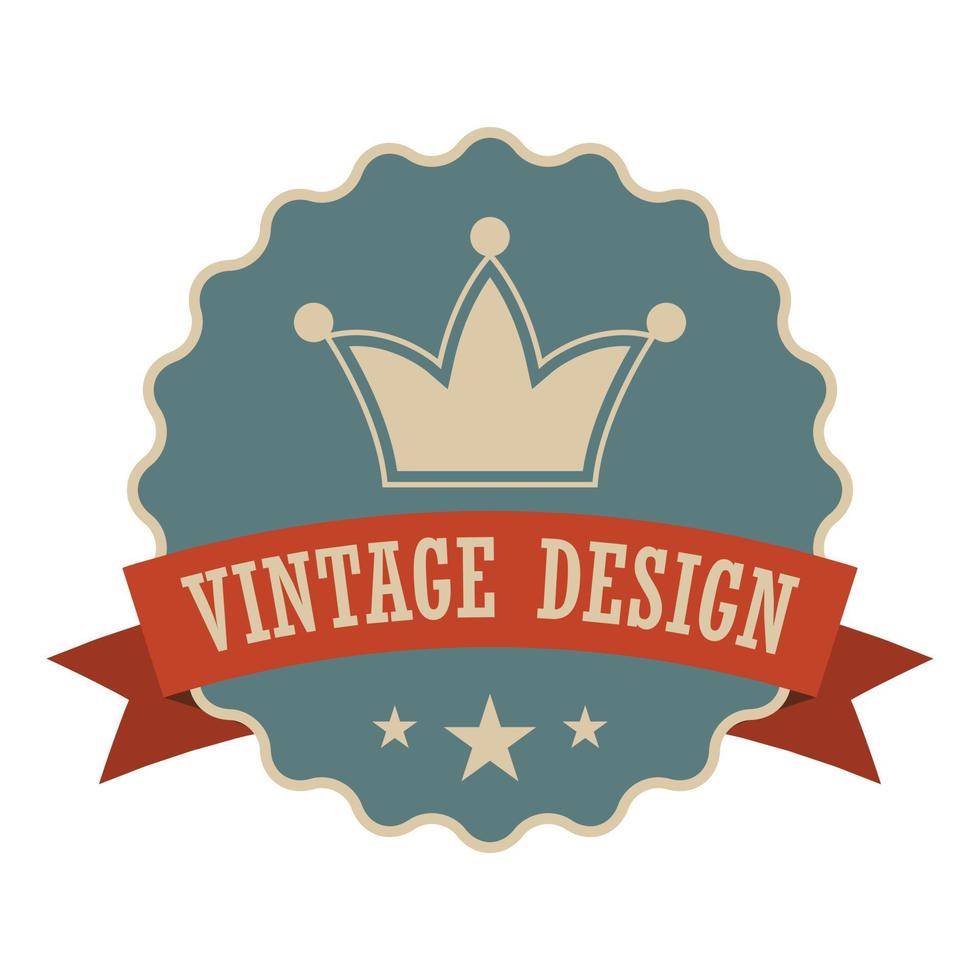 bannière de design vintage de vente au détail vecteur