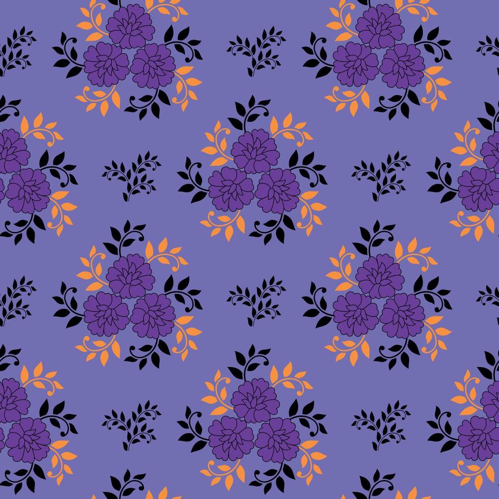 motif floral sans couture avec fleurs tropicales, aquarelle. illustration vectorielle. prêt pour l'impression. conception des motifs. vecteur