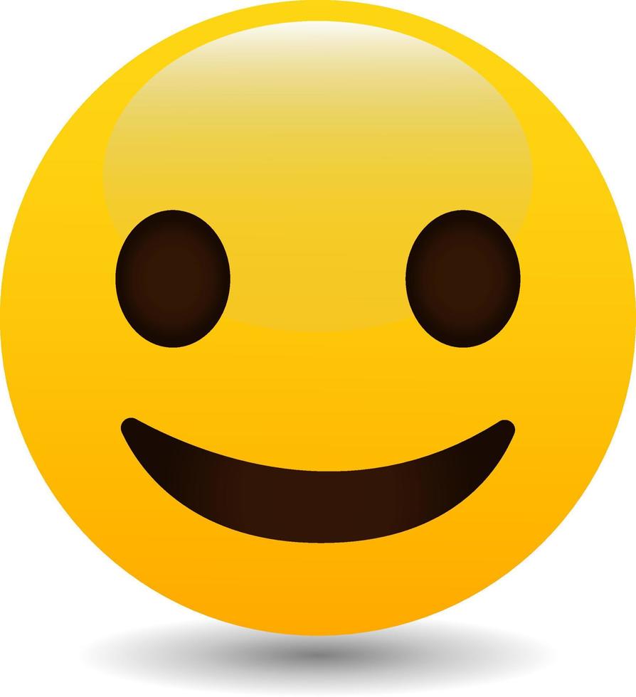 emoji jaune smiley visage image vectorielle vecteur