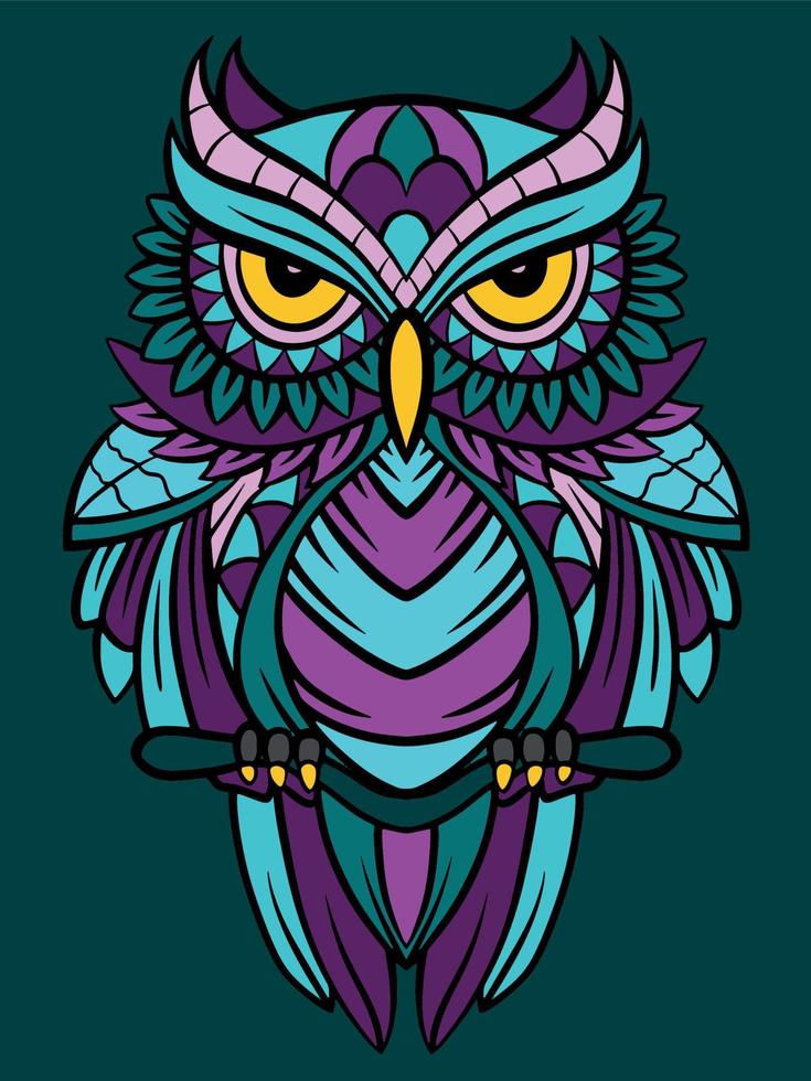 illustration du vecteur de hibou