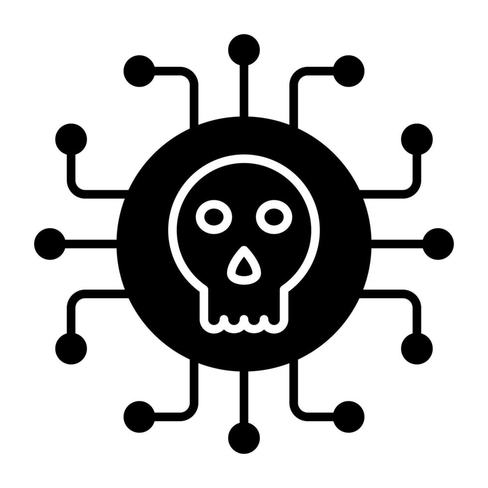 icône de conception parfaite du piratage réseau vecteur