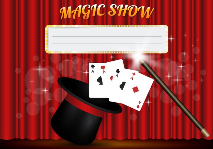 Magic Show Template Vector