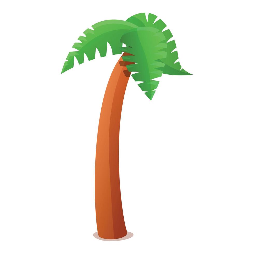icône de palmier, style cartoon vecteur
