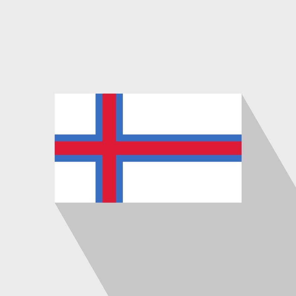 drapeau des îles féroé vecteur de conception grandissime