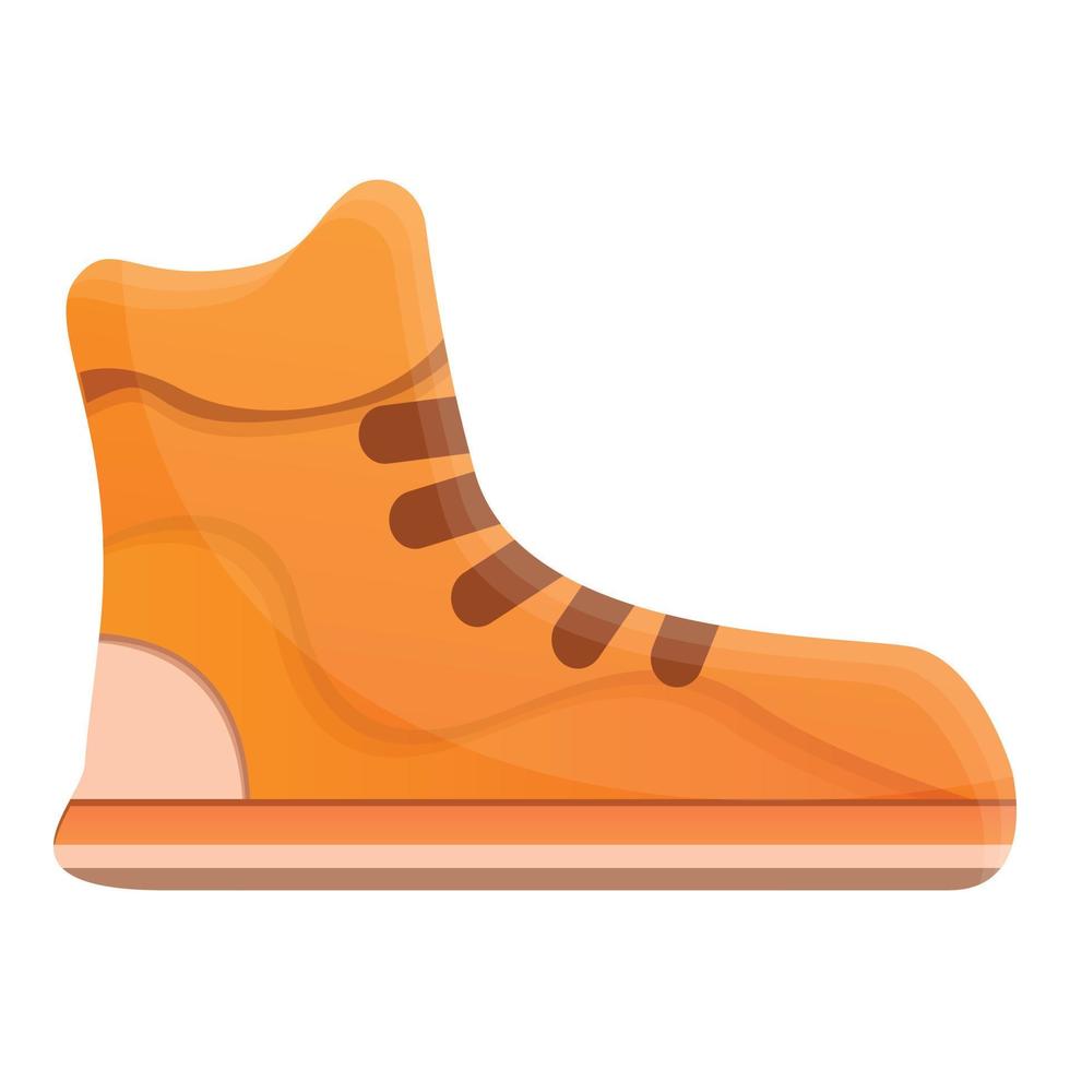 icône de chaussures de basket-ball, style cartoon vecteur