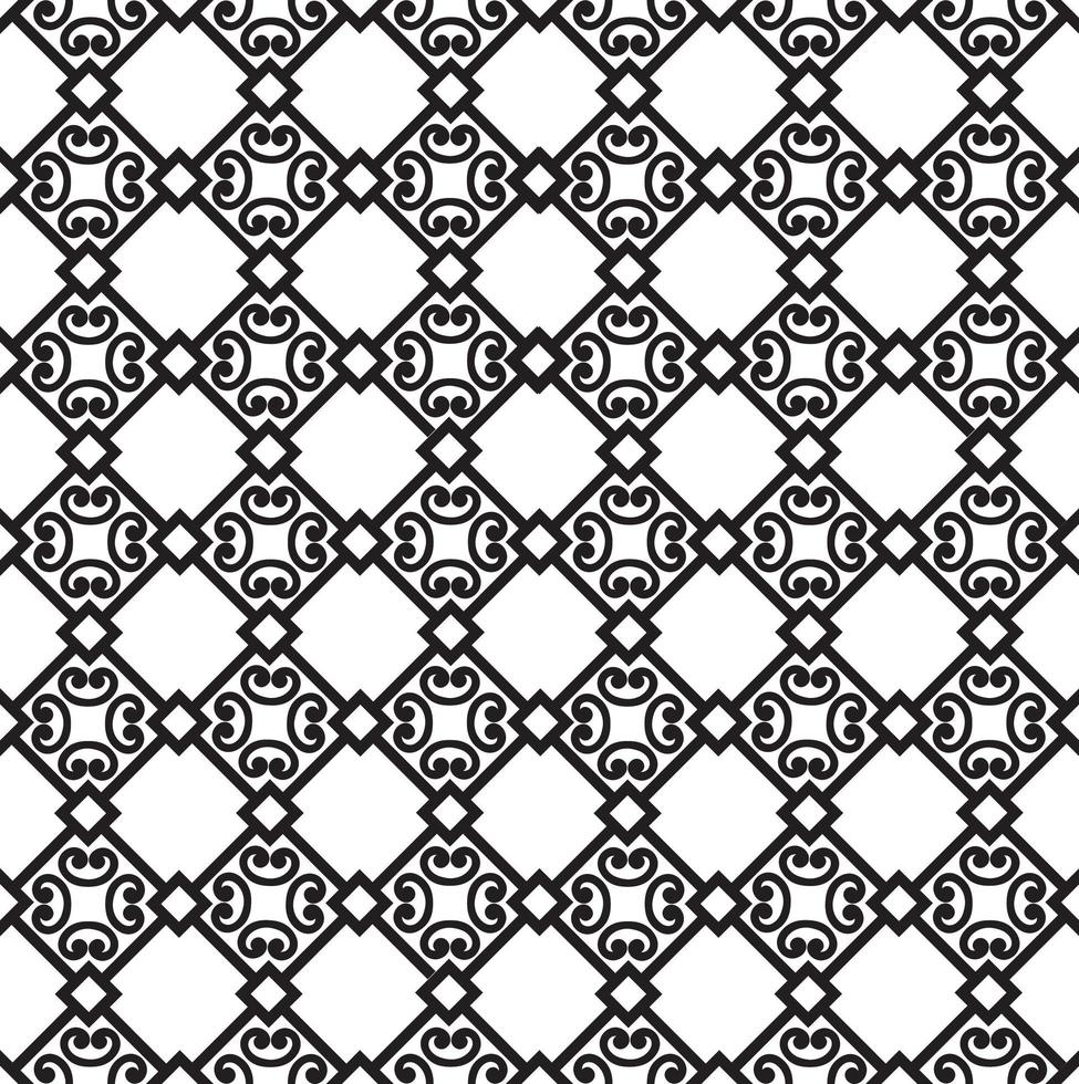 motif de tuile asiatique floral abstrait vecteur