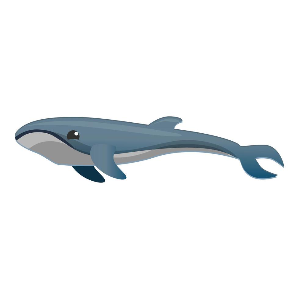 icône de baleine, style cartoon vecteur