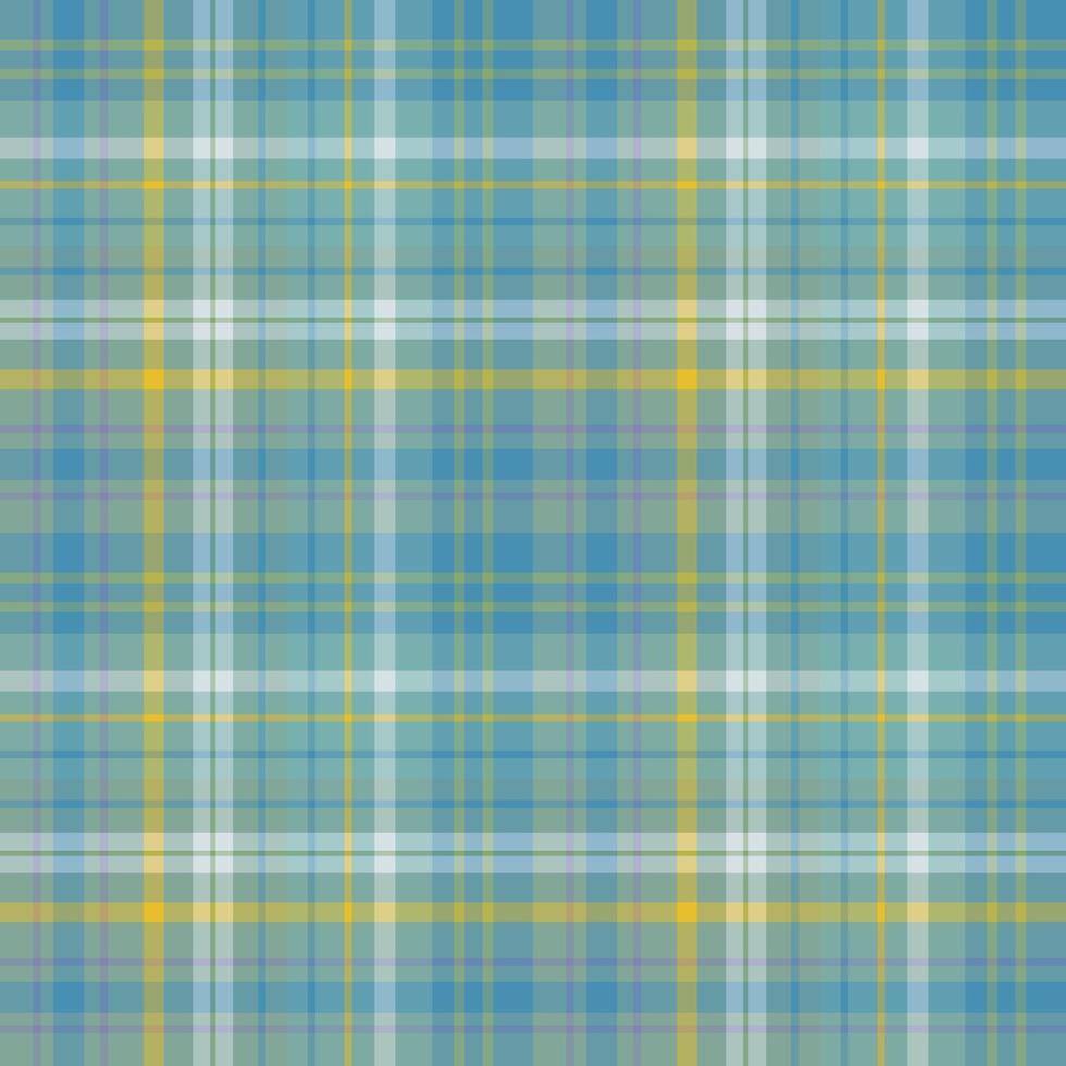 motif sans couture dans des couleurs vertes, bleues, violettes et jaunes discrètes pour le plaid, le tissu, le textile, les vêtements, la nappe et d'autres choses. image vectorielle. vecteur