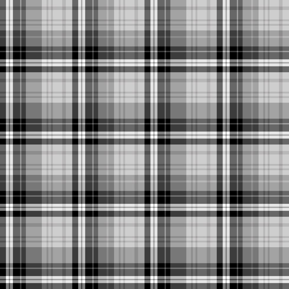 motif sans couture dans de magnifiques couleurs noir, gris et blanc pour plaid, tissu, textile, vêtements, nappe et autres choses. image vectorielle. vecteur