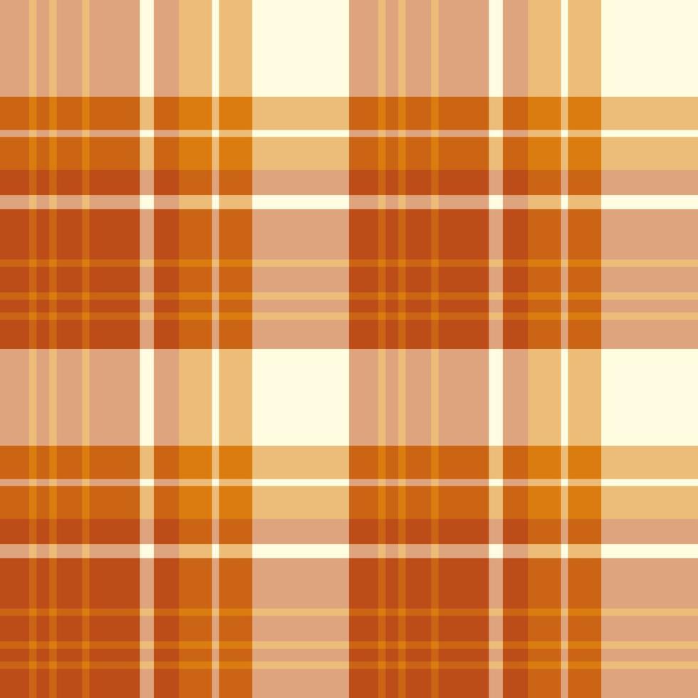 motif sans couture dans des couleurs orange clair et foncé pour plaid, tissu, textile, vêtements, nappe et autres choses. image vectorielle. vecteur