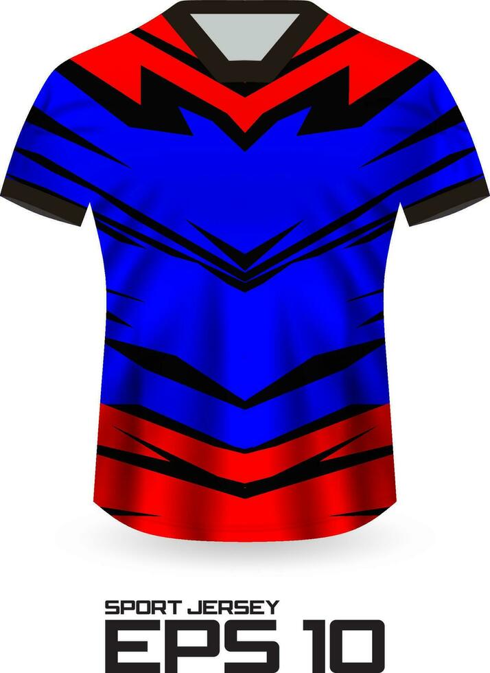 concept de conception de chemise de maillot de course pour l'uniforme de l'équipe sportive vecteur