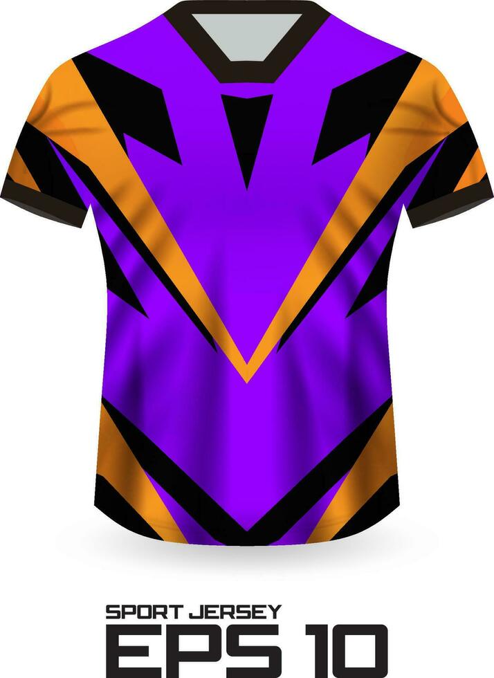 concept de conception de chemise de maillot de course pour l'uniforme de l'équipe sportive vecteur