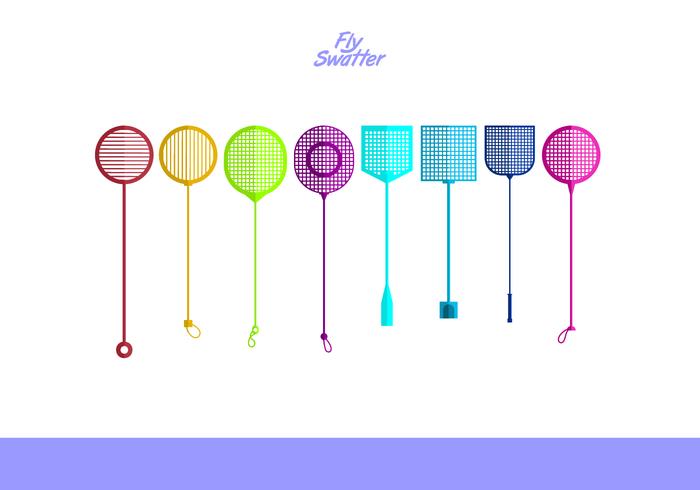 Fly Swatter gratuit Pack Vector