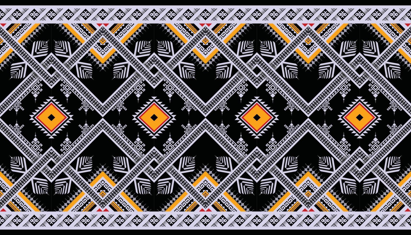 vecteur abstrait ethnique géométrique sans couture. motif de motif aztèque afro-américain. éléments vectoriels conçus pour l'arrière-plan, le papier peint, l'impression, l'emballage, la tuile, le motif de tissu. motif vectoriel.