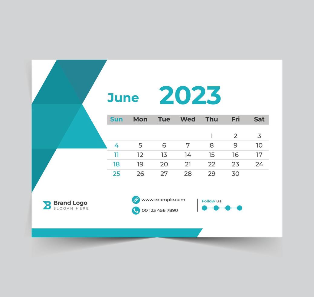 calendrier 2023 conception de bonne année vecteur