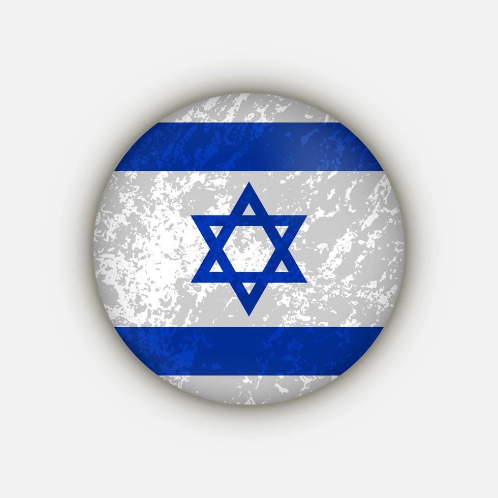 pays israël. drapeau d'Israël. illustration vectorielle. vecteur