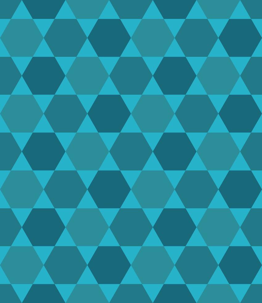 triangle sans soudure forme hexagonale motif de fond bleu vert vecteur