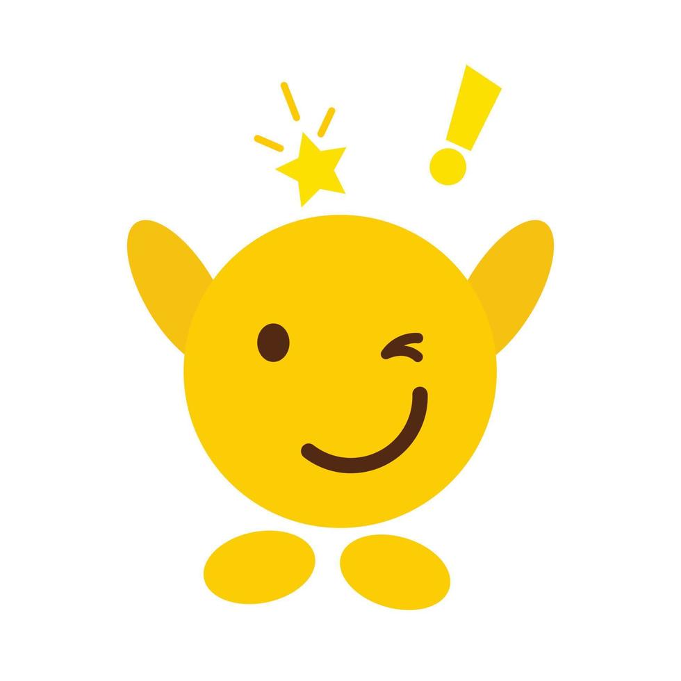 vecteur de conception icône emoji sourire