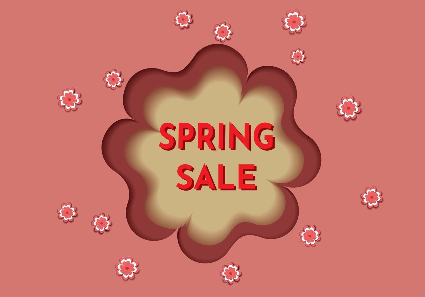 soldes de printemps. bannières avec des fleurs de sakura. arrière-plans avec un arbre en fleurs. une affiche publicitaire, une publication sur les réseaux sociaux, une carte de réduction ou un modèle de conception de flyer. illustration vectorielle. vecteur