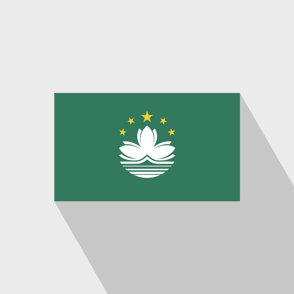macao drapeau grandissime vecteur de conception