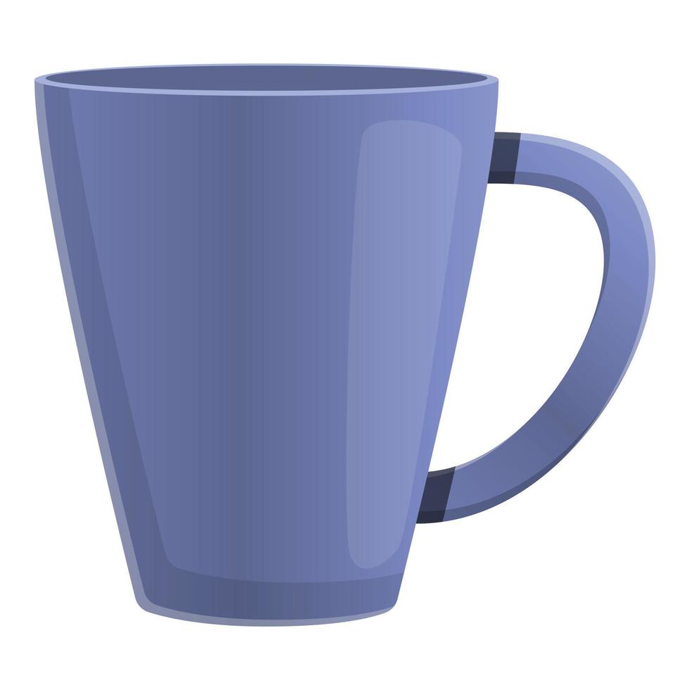 icône de tasse en porcelaine, style cartoon vecteur