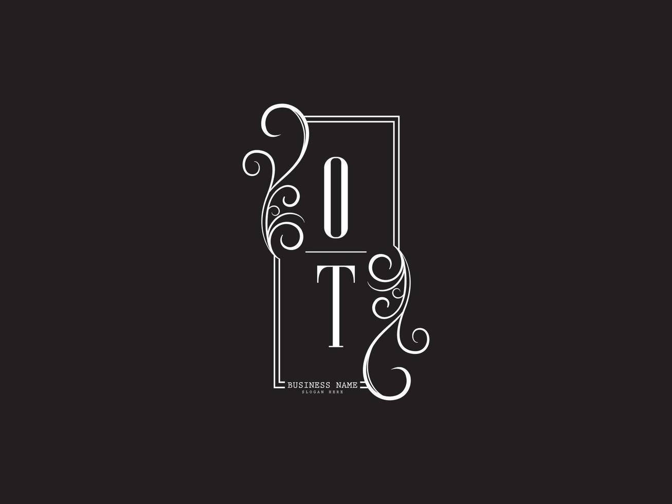 luxe oc co oc logo lettre vector art