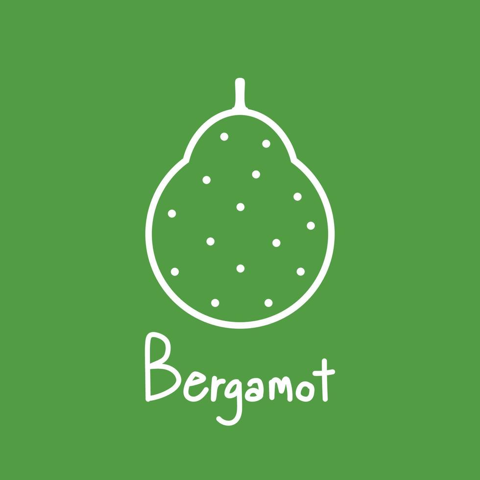 vecteur de bergamote. fond d'écran. espace libre pour le texte. espace de copie. création de logos. symbole de la bergamote. pancarte.