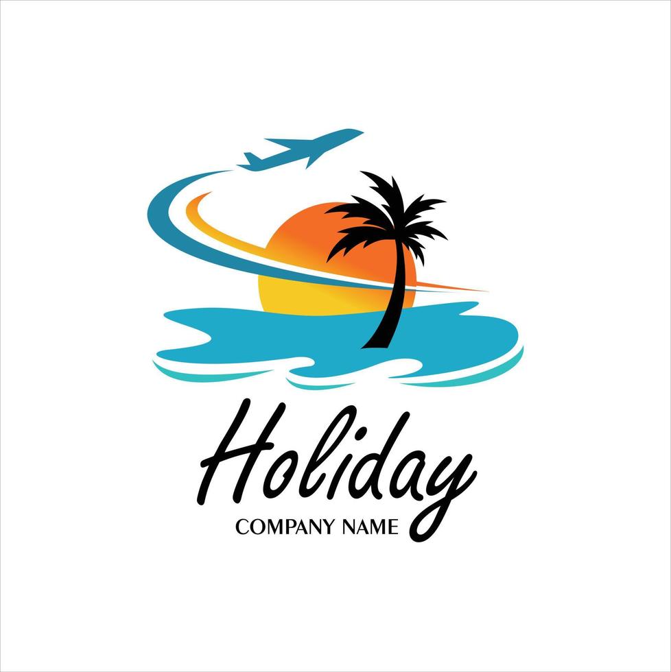 étiquettes de conception de vacances d'été, badges, emblème, illustration vectorielle vecteur