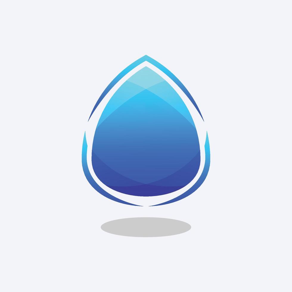 conception de vecteur d'eau pure