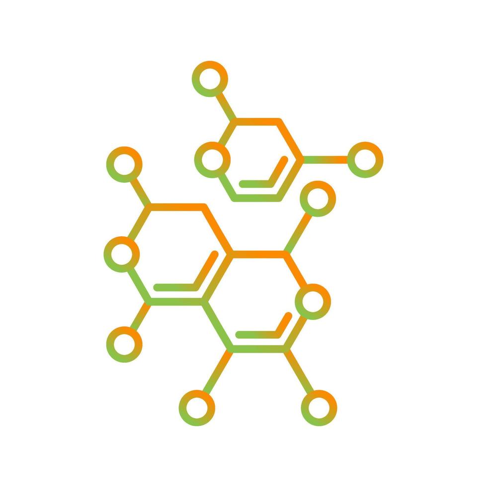 icône de vecteur de molécules