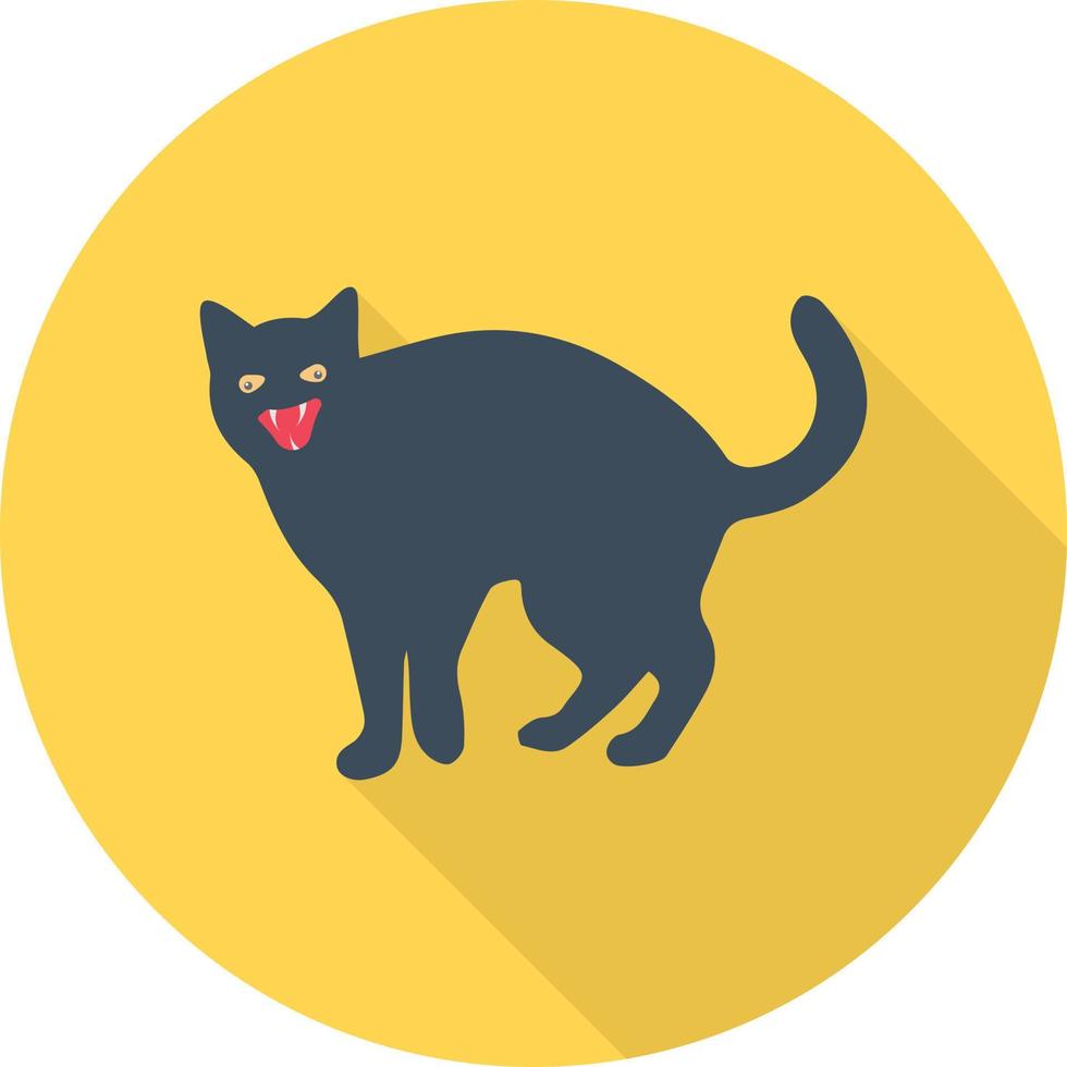 illustration vectorielle de chat sur un fond. symboles de qualité premium. icônes vectorielles pour le concept et la conception graphique. vecteur