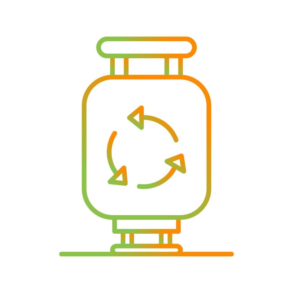 icône de vecteur de bouteille de gaz