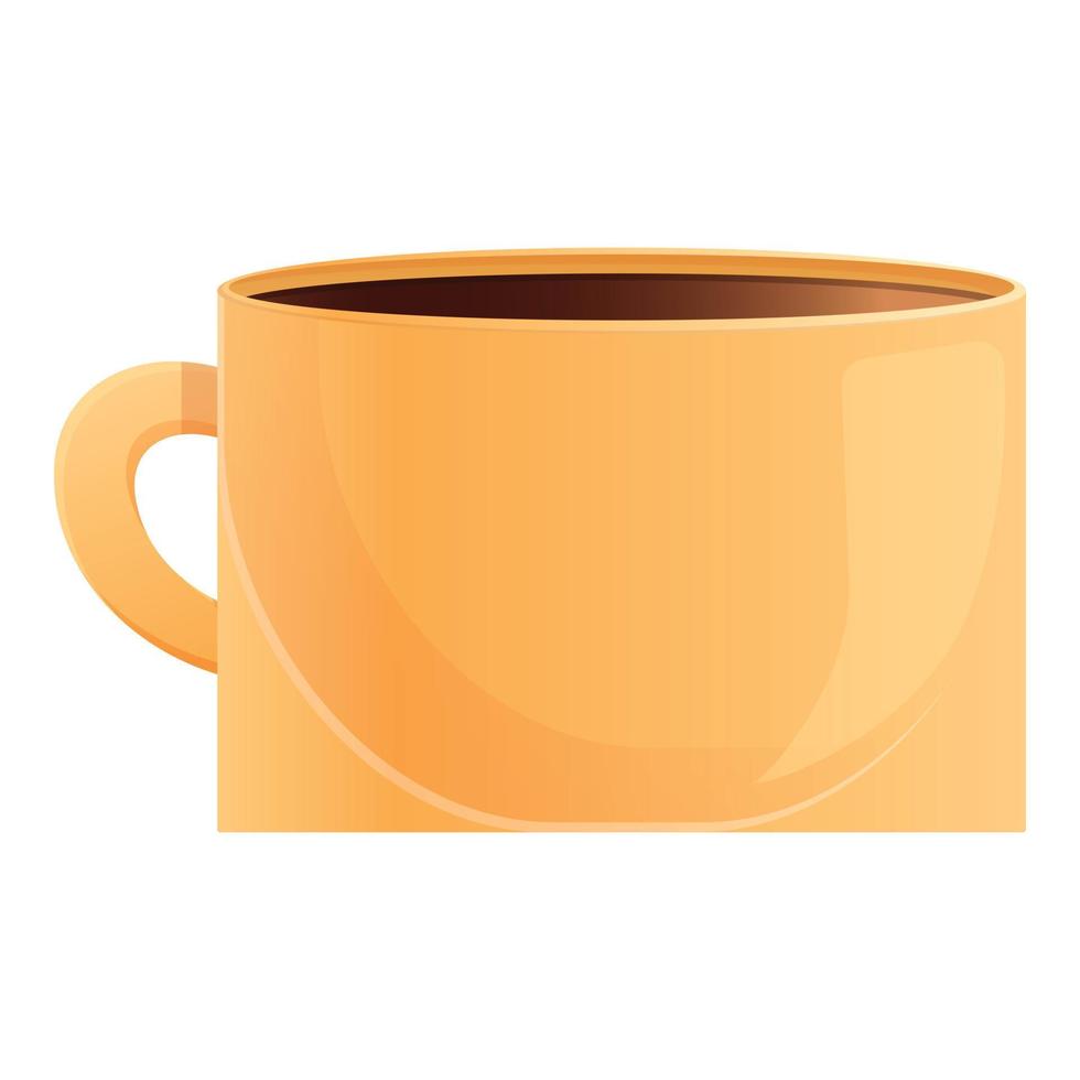 icône de tasse de café, style cartoon vecteur