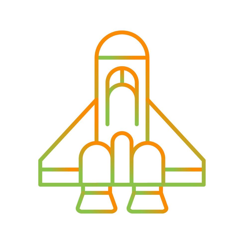 icône de vecteur de vaisseau spatial