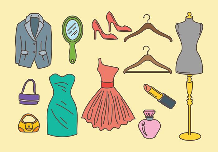 Dressing gratuit Room Icons Vector