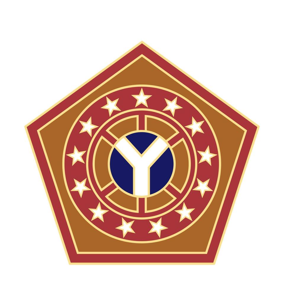 United States Army 108e brigade de maintien en puissance combat service insigne d'identification csib vecteur