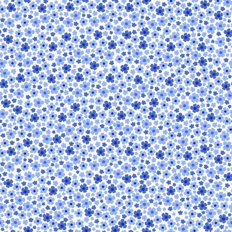 joli motif floral dans les petites fleurs. texture vectorielle continue. vecteur