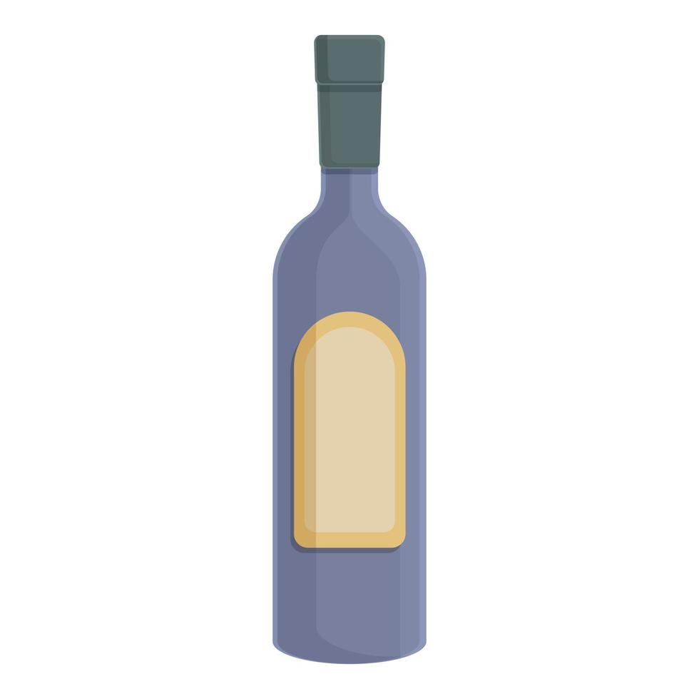 vecteur de dessin animé d'icône de bouteille de boisson. cave à vin