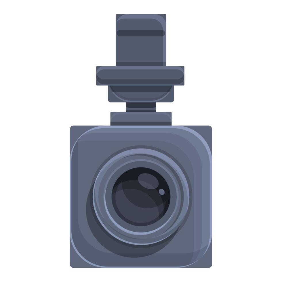 bouton dashcam icône vecteur de dessin animé. magnétoscope