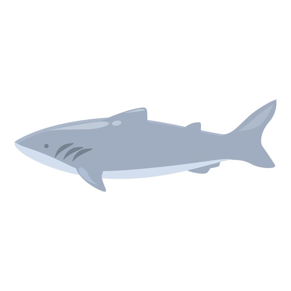 vecteur de dessin animé d'icône de requin d'alaska. requin polaire