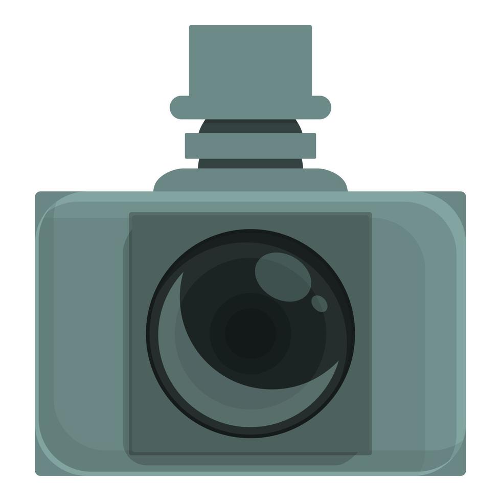 vecteur de dessin animé d'icône d'enregistreur de caméra. vidéo de voiture