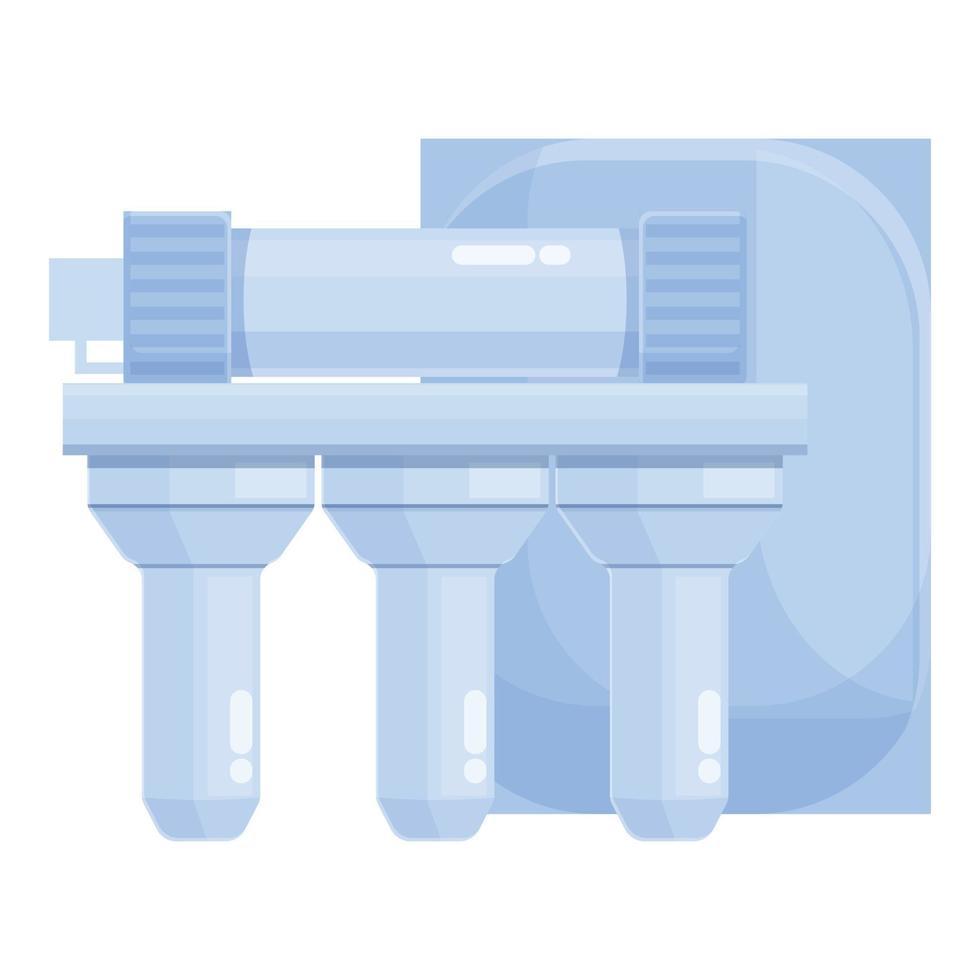 vecteur de dessin animé d'icône inverse d'osmose. système d'eau